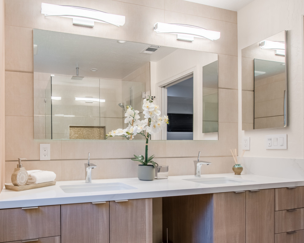 Modern bathroom fountain valley