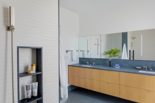 75 Bathroom with Stainless Steel Countertops Ideas You'll Love