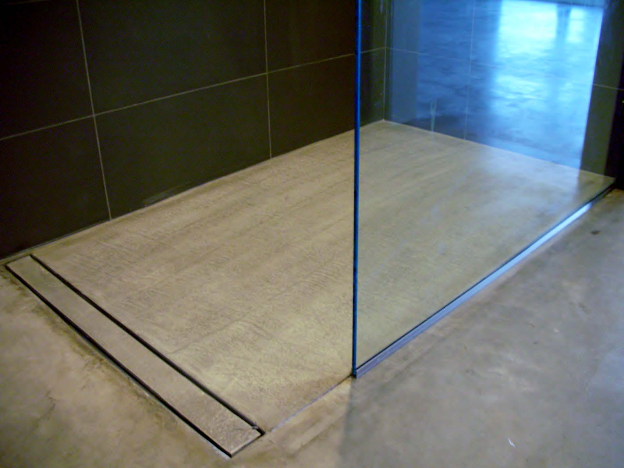 Concrete Shower Floor Houzz, Concrete Shower Floor No Tile