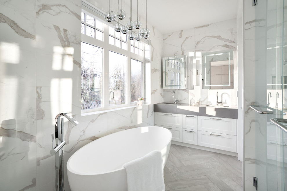 Modern West Coast Living - Transitional - Bathroom - Vancouver - by ...