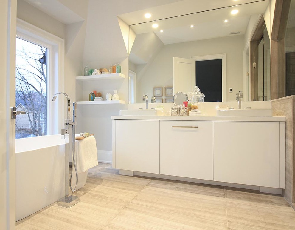 Modern White Bathrooms Modern Bathroom Toronto by Tilda Design