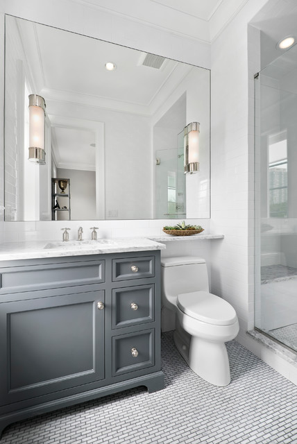 Mohawk - Transitional - Bathroom - Chicago - by Elizabeth Taich Design