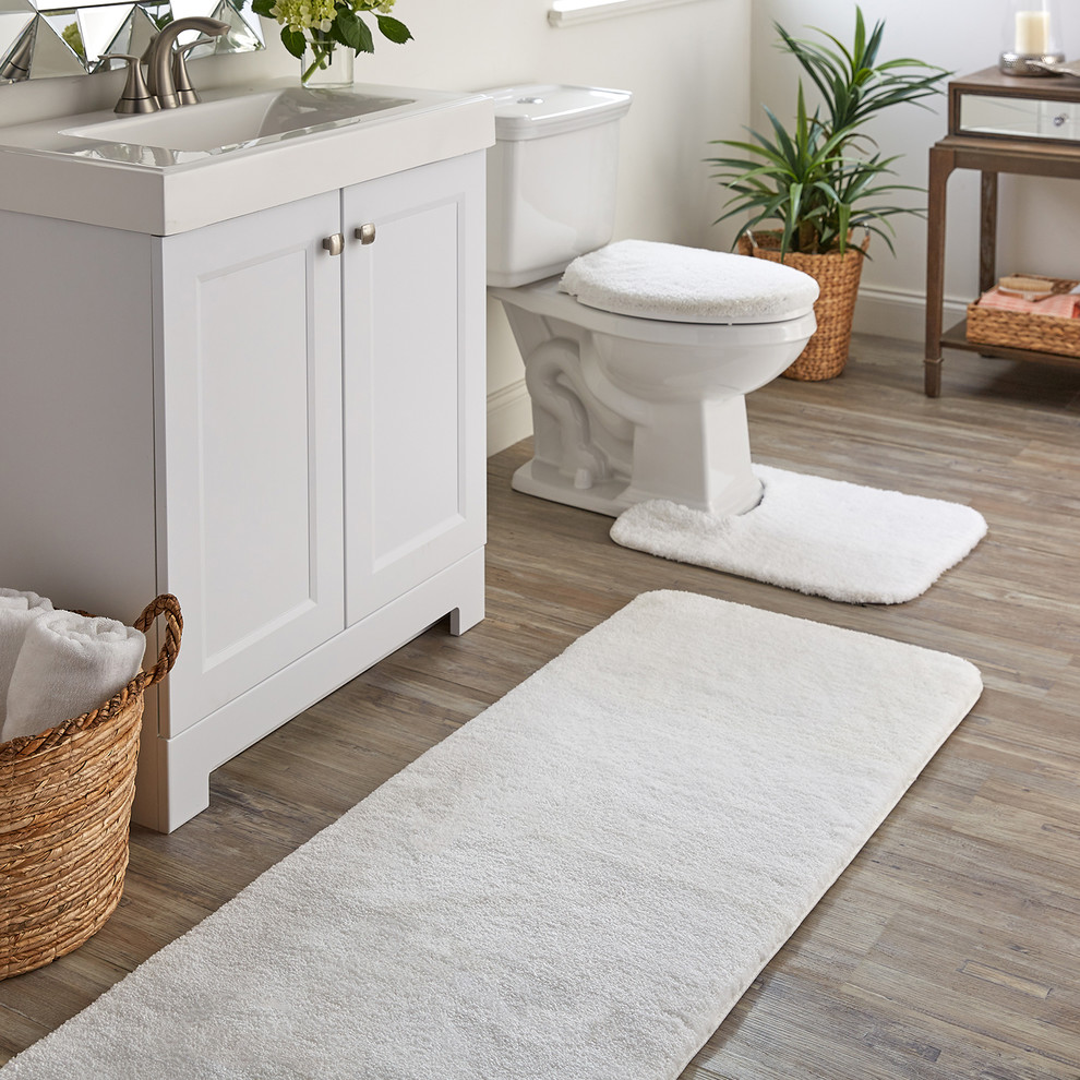 Mohawk Home Basic Bath Rug Collection Contemporary Bathroom