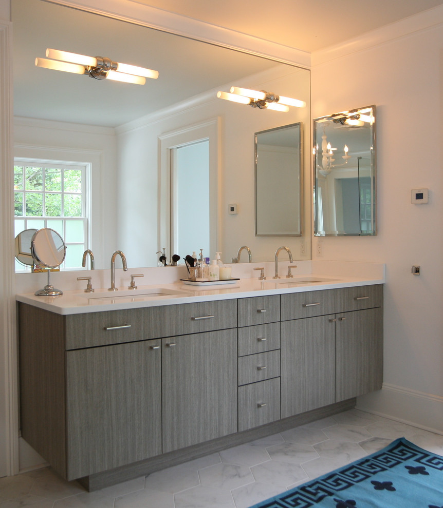 Montclair Kitchen Transitional Bathroom New York by Merit