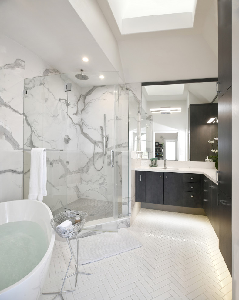 Montrose Townhouse Master Bathroom, Houston, Texas - Contemporary ...