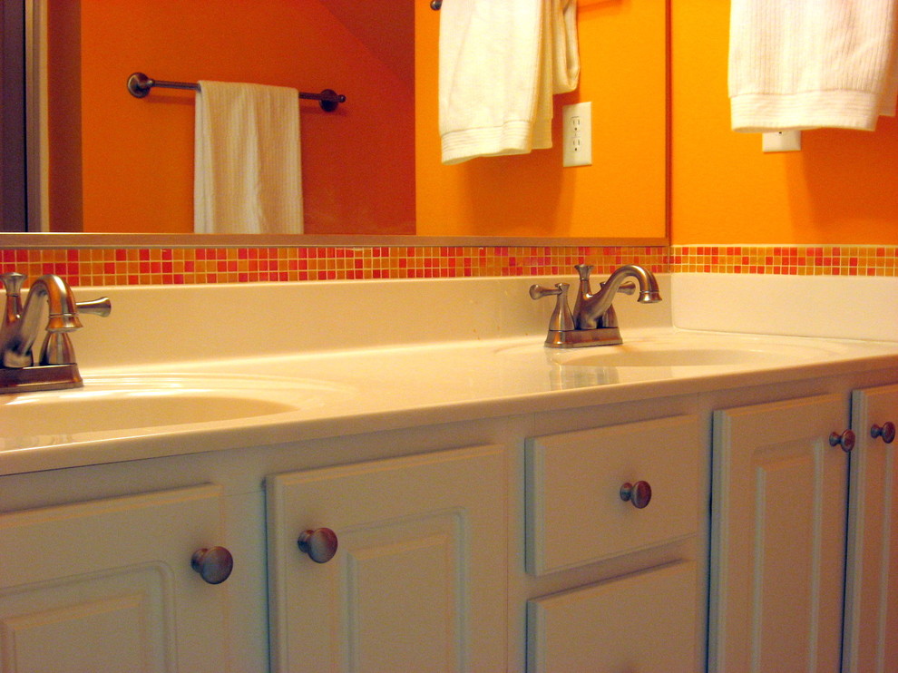 Mosaic Tiles in the Bathroom Modern Bathroom Richmond by Laura