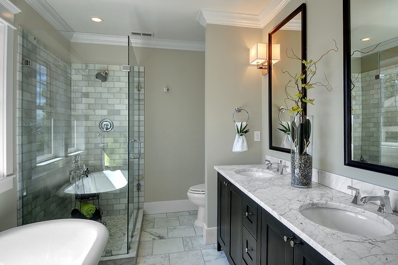 Стильный дизайн: ванная комната в стиле кантри - последний тренд