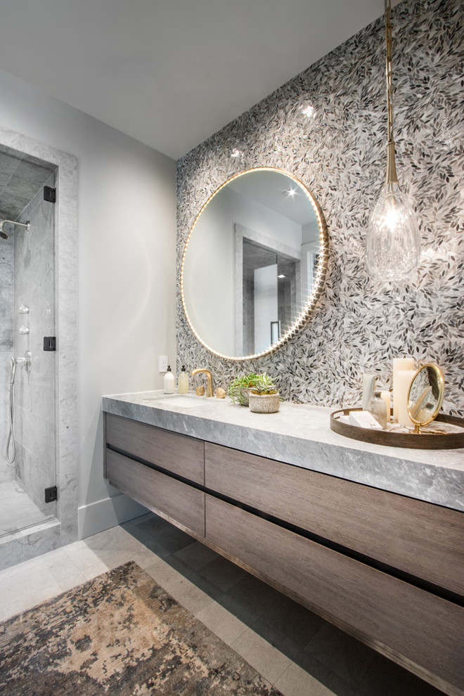 Inspiration for a contemporary bathroom in Salt Lake City.