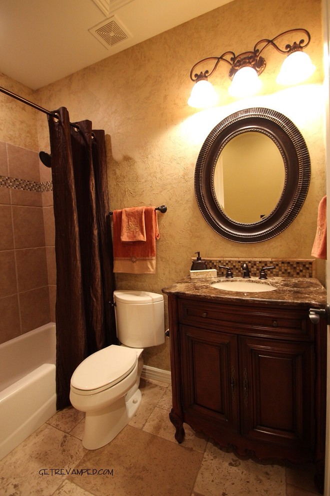 Elegant bathroom photo in Phoenix