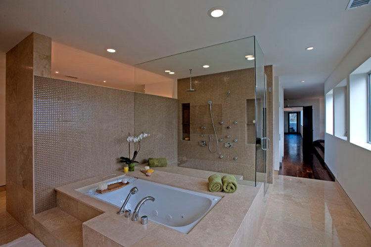 Ispirazione per una stanza da bagno moderna