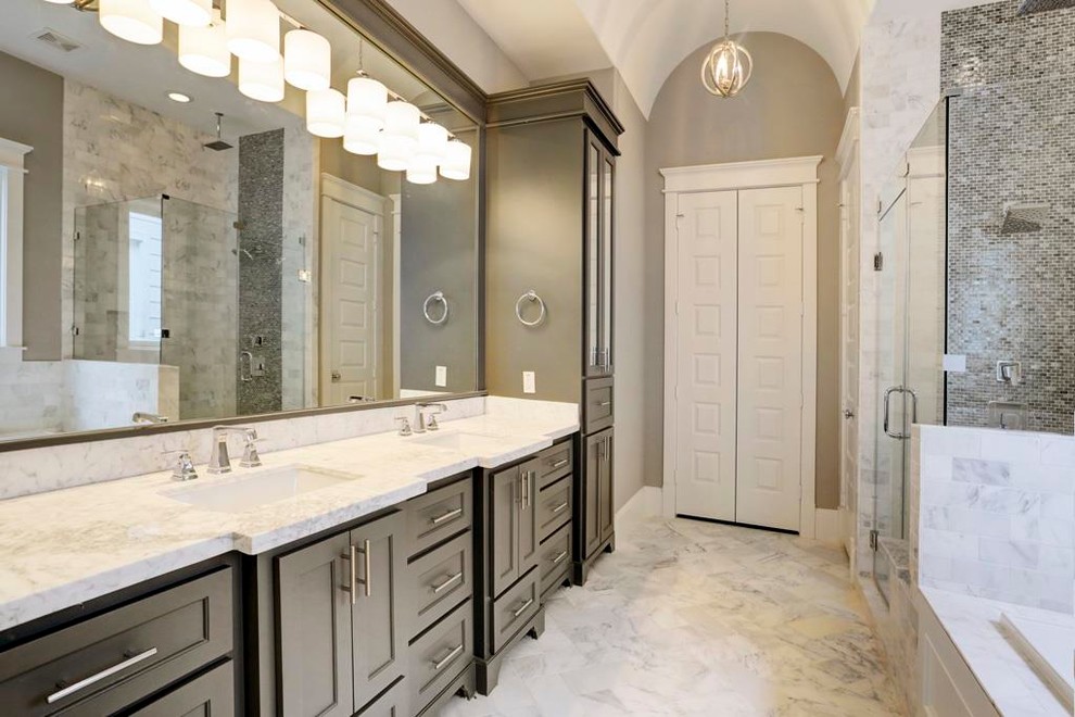 Multiple Houston Heights New Orleans Style Homes - Victorian - Bathroom ...