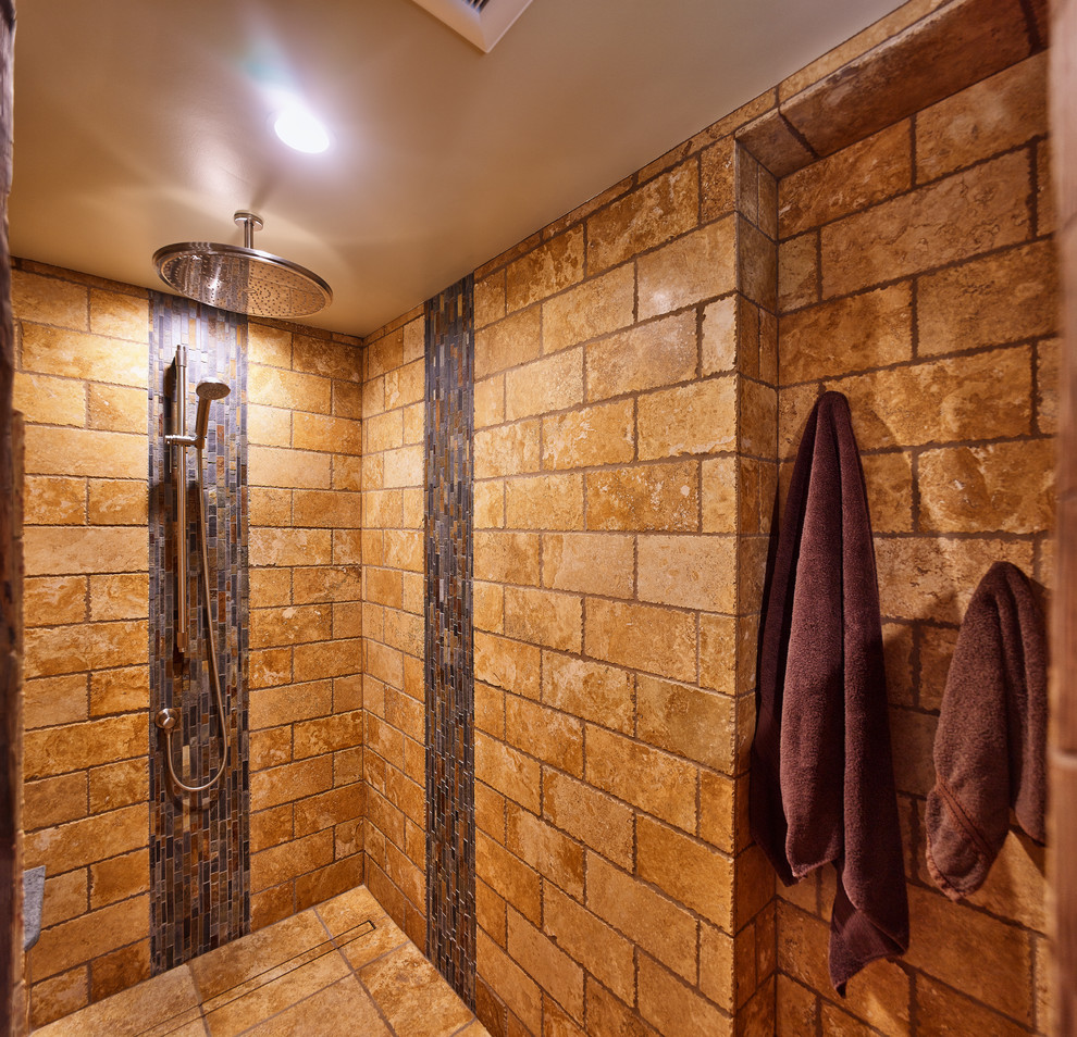 Multiple Shower Heads Rustic Bathroom Philadelphia by Master's Design Build Group Houzz