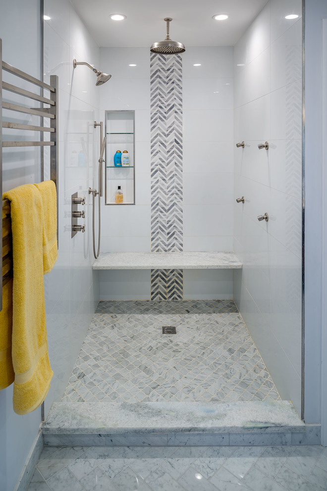 Munsey Park, Manhasset Transitional Bathroom New York by