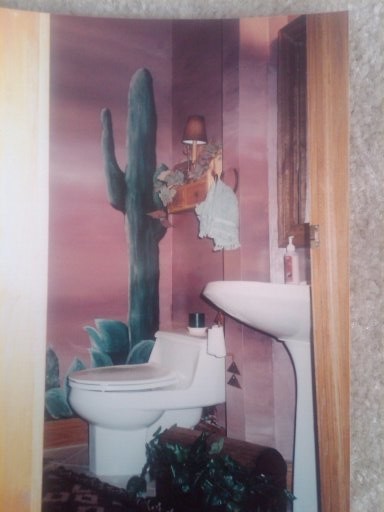 Example of an eclectic bathroom design in Cincinnati
