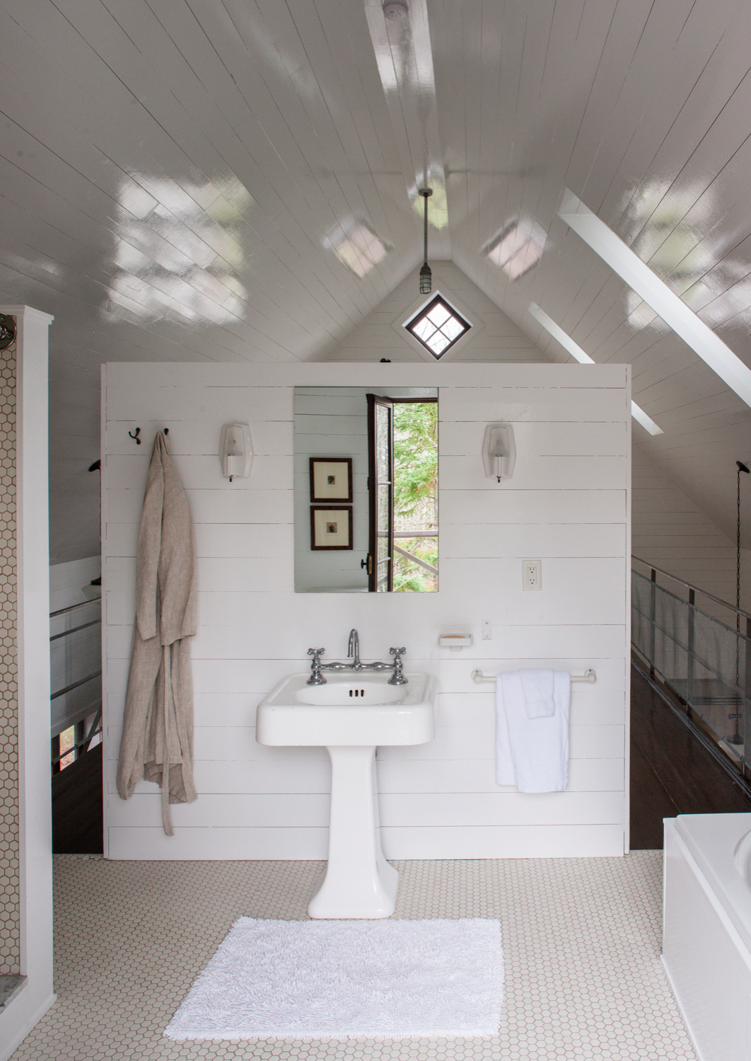 Recessed Float Shelves Niche - Rustic - Bathroom - New York - by  KraftMaster Renovations, Houzz