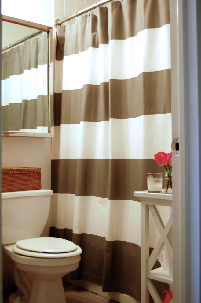 Inspiration for an eclectic bathroom remodel in New York