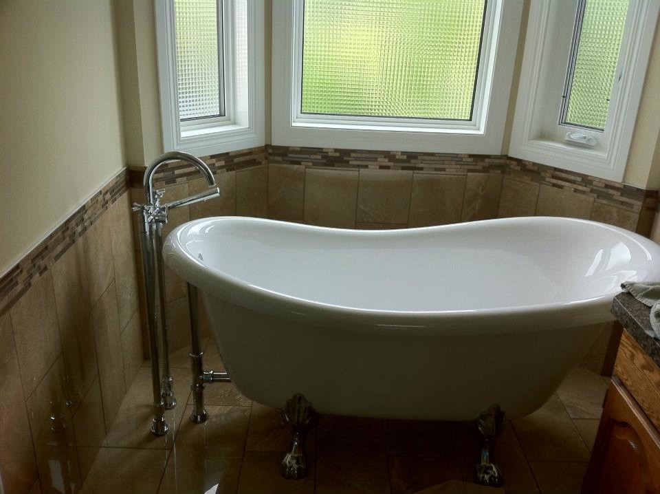 My Work Traditional Bathroom Calgary by Alberta First Flooring