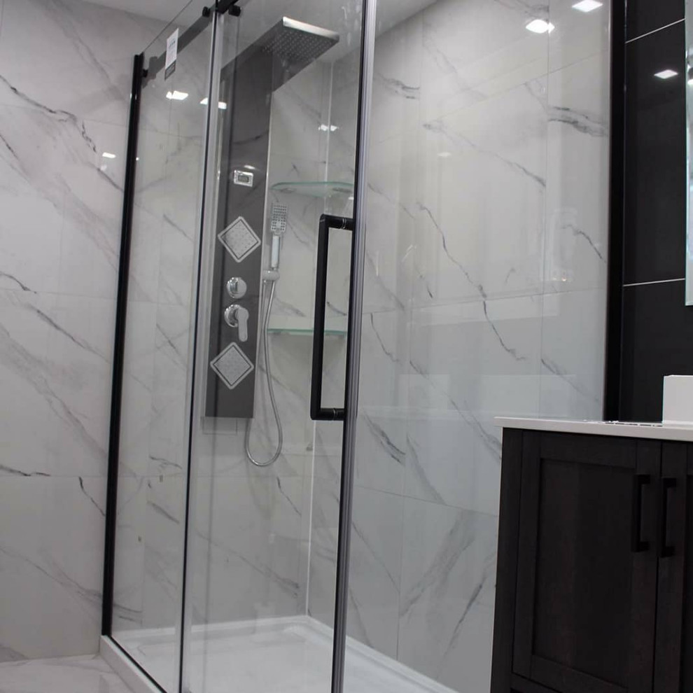 My Work Contemporary Bathroom Montreal by Raj Constructions Houzz