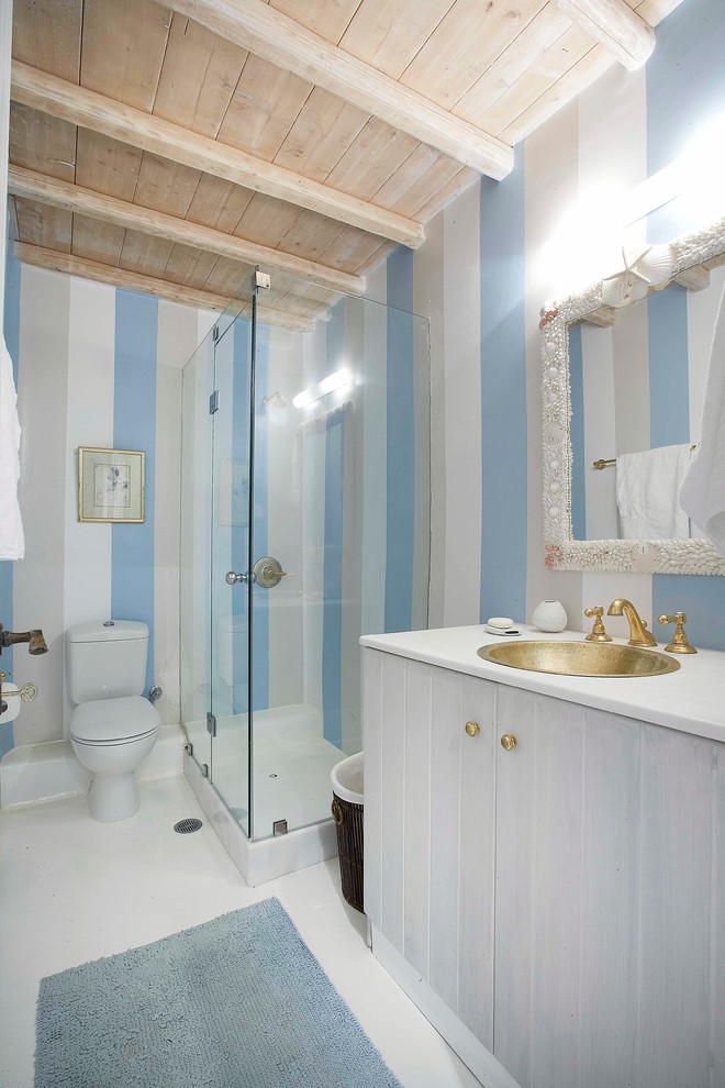 Inspiration for a mediterranean bathroom remodel in Other
