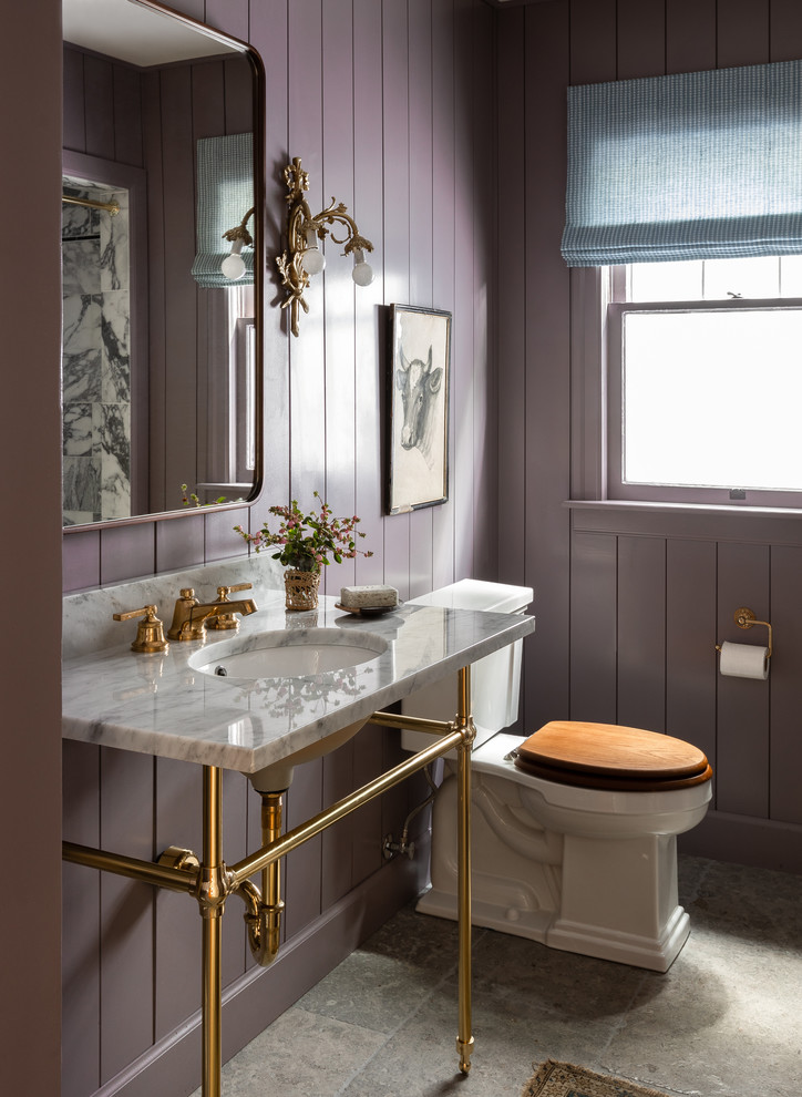 N28 Tudor Traditional Bathroom Seattle by Heidi Caillier Design