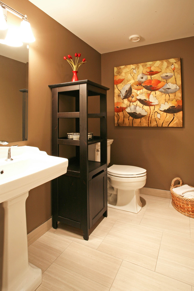 This is an example of a traditional bathroom in Vancouver.
