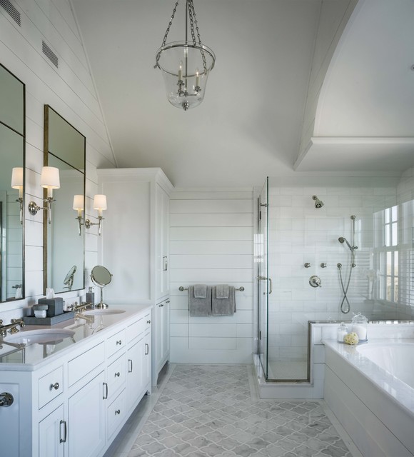Nantucket Master Bathroom Beach Style Bathroom Boston by