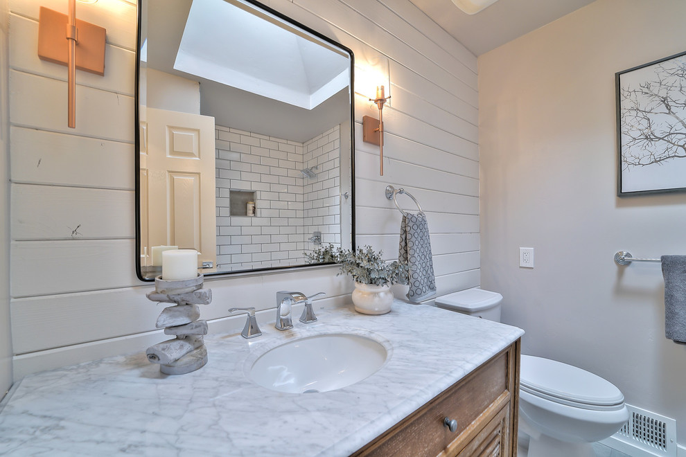 Napa Waterfront Farmhouse Bathroom San Francisco by Next