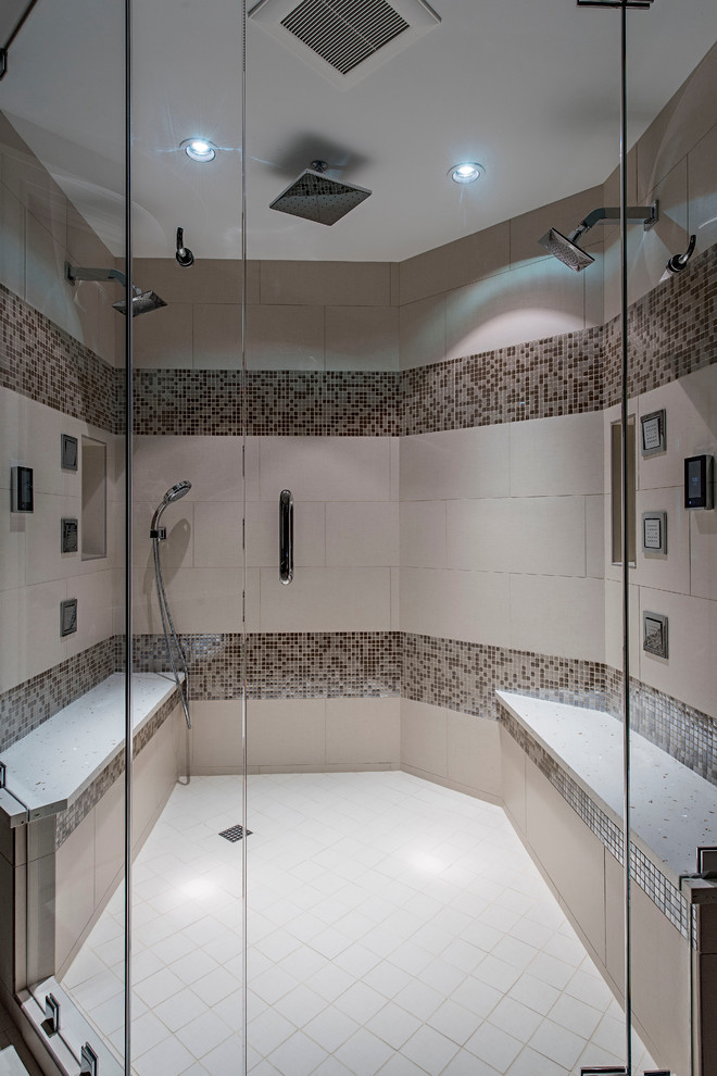 Naples Pelican Bay St. Raphael Condo Remodel Master Shower