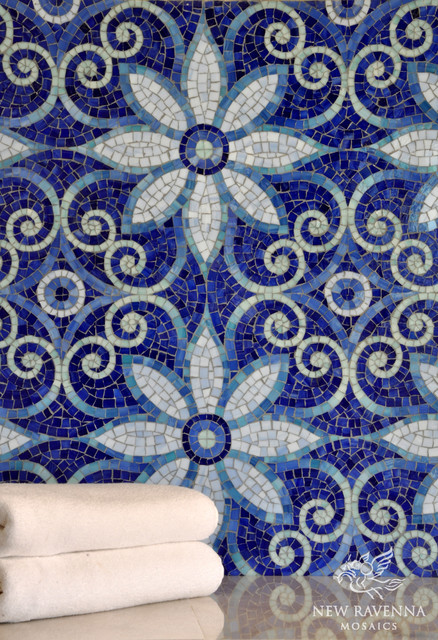 Margot Jewel Glass Mosaic - Modern - Badezimmer - Sonstige - von New Ravenna  | Houzz