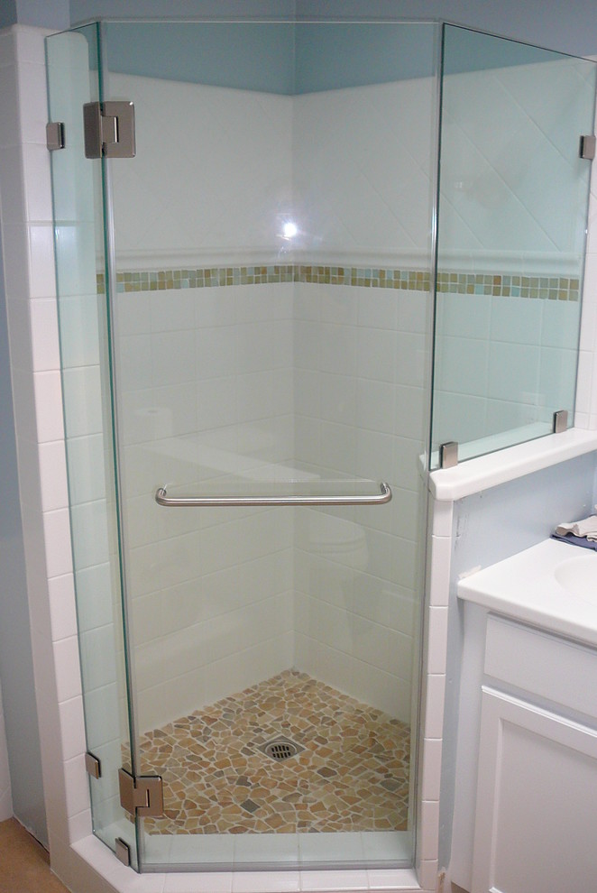 Neo Angle Frameless Traditional Bathroom San Luis Obispo by C