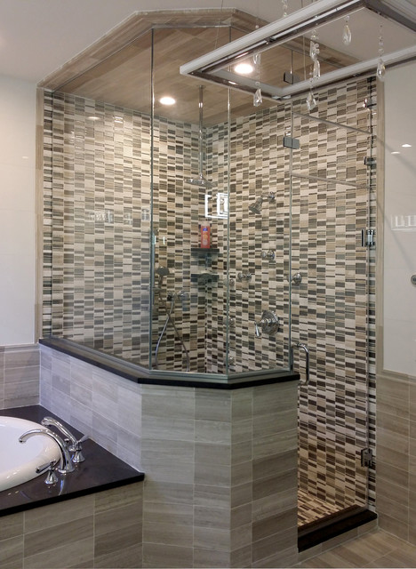 Neo Angle Shower Door - Modern - Bathroom - New York - by Clear View ...