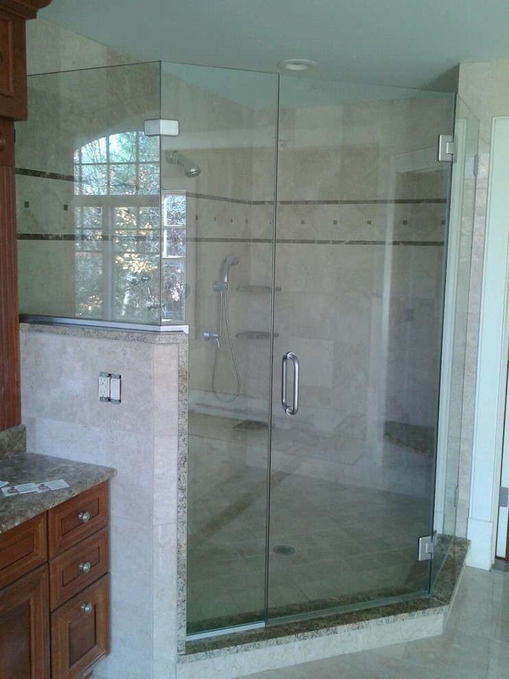 Neo Angle Shower Doors Traditional Bathroom New York by AMG