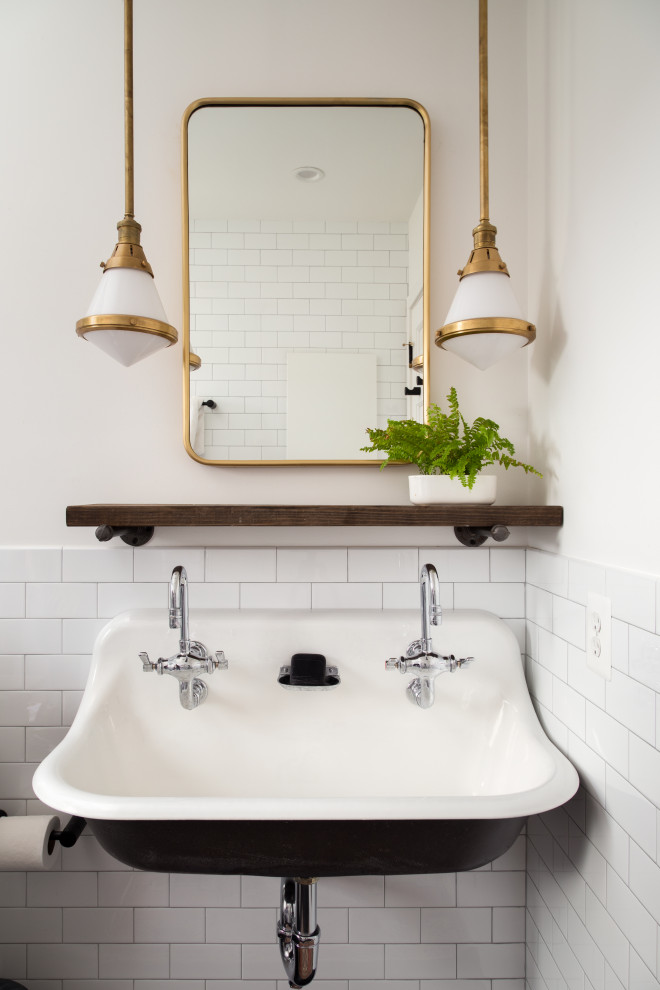 Neutral and Textured - Eclectic - Bathroom - DC Metro - by Jefferson ...