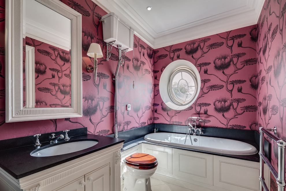 Example of a classic drop-in bathtub design in Gloucestershire