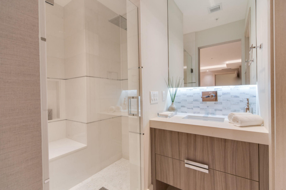 New Guest Bathroom Contemporary Bathroom Orlando by ARVIA