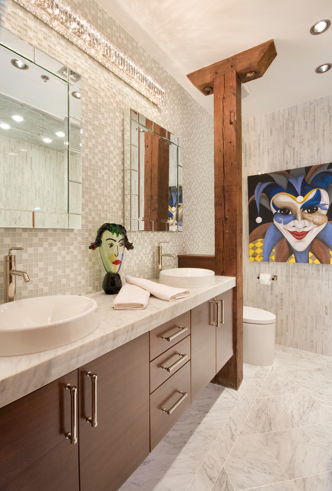 ニューオリンズにあるコンテンポラリースタイルのおしゃれな浴室の写真