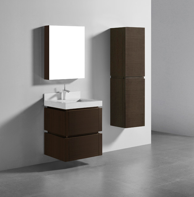 New WallHung Bathroom Contemporain Salle de Bain