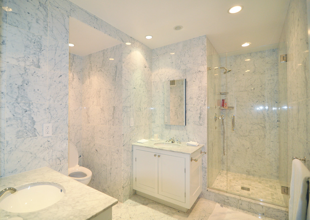 New York City Duplex Contemporary Bathroom New York by Patrick