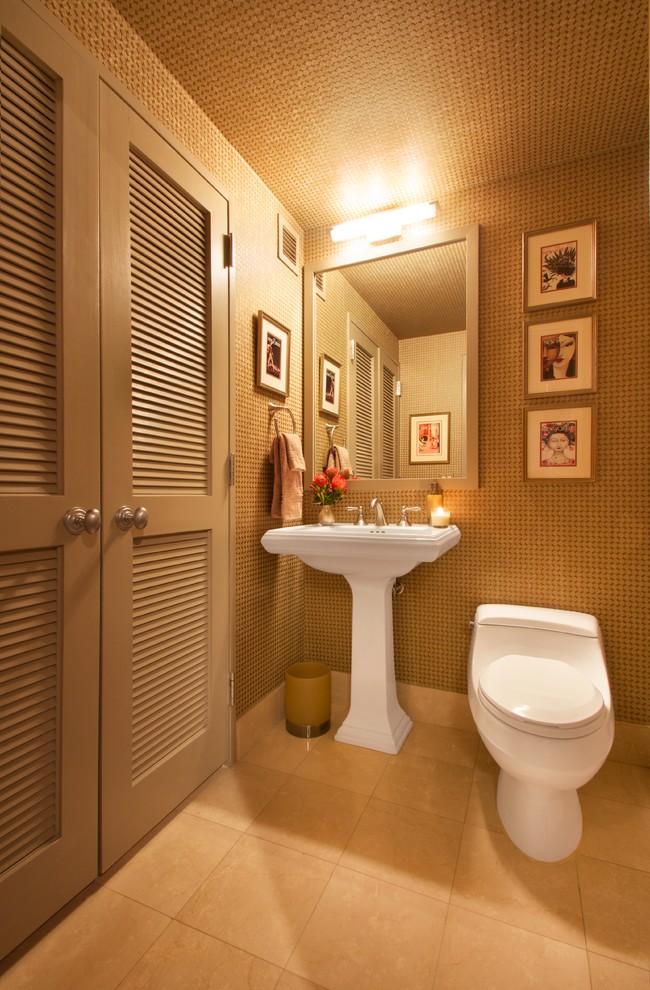 New York City PiedaTerre Transitional Bathroom New York by