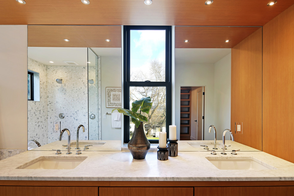 Nordic Inspired New Build Scandinavian Bathroom Seattle By Seattle Staged To Sell And Design Llc