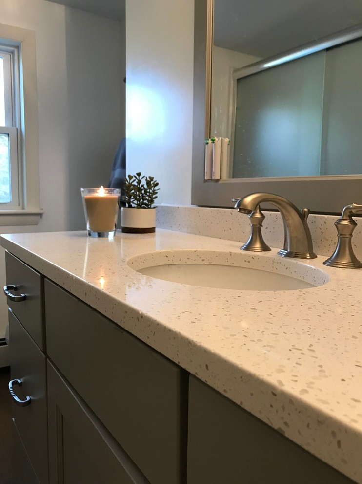 North Attleboro bathroom makeover Transitional Bathroom Boston