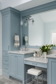 Light blue vanity stool deals