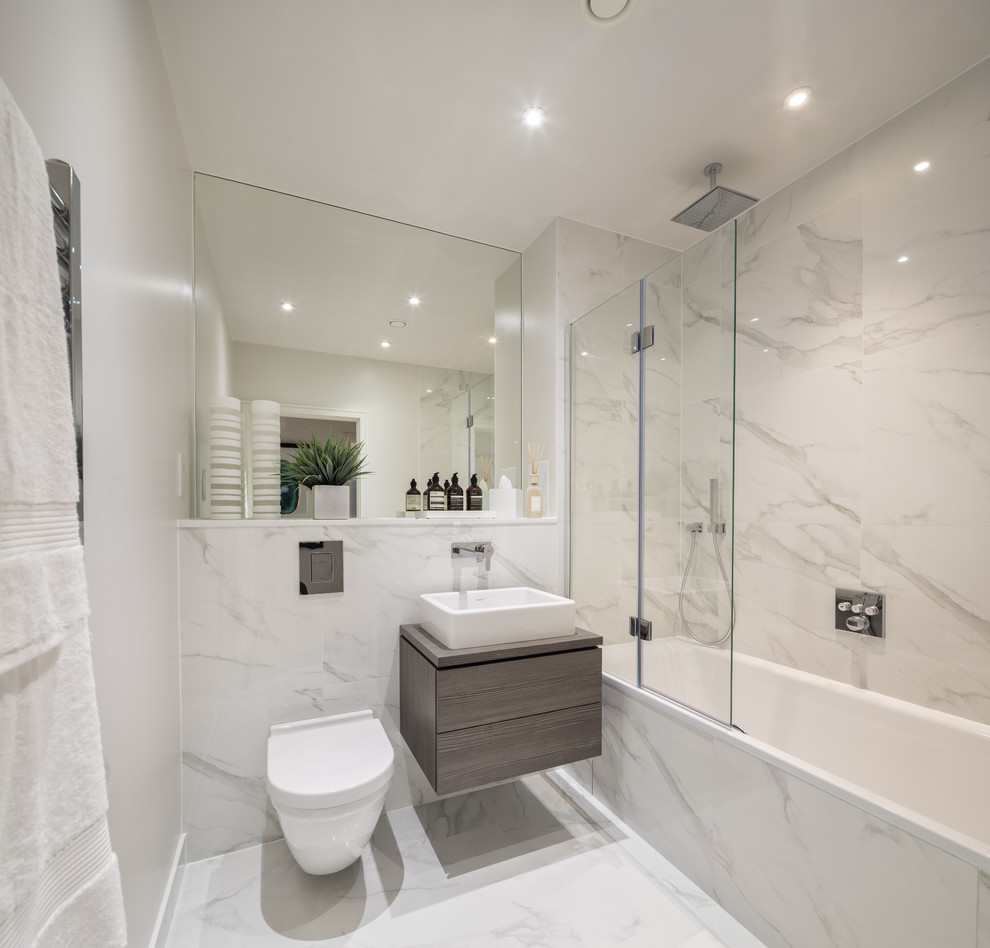 North London Show Apartment Contemporary Bathroom London By Tania Azadian Interiors Ltd North London Show Apartment Contemporary Bathroom London By Tania Azadian Interiors Ltd