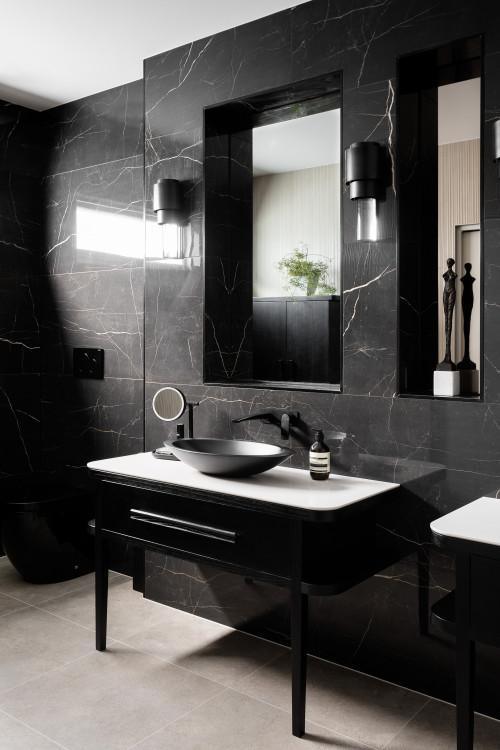 57 Black Bathroom Ideas Cool And Dramatic Stylish Bathrooms