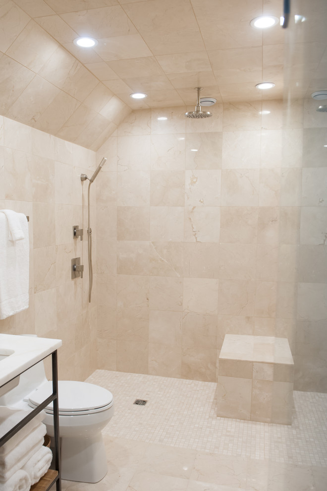 バーミングハムにあるエクレクティックスタイルのおしゃれな浴室の写真