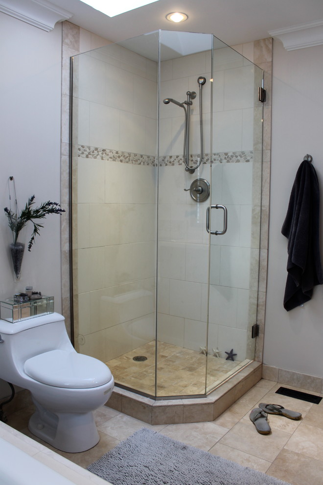 Example of a beach style bathroom design in Vancouver