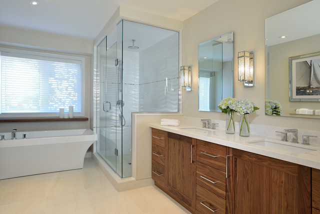 Oakville Master Bathroom - Contemporáneo - Cuarto de baño - Toronto