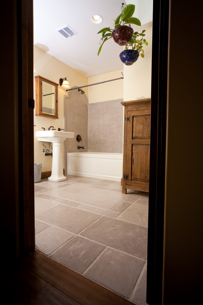 Oatmeal Bath Traditional Bathroom San Luis Obispo by The F.I.R