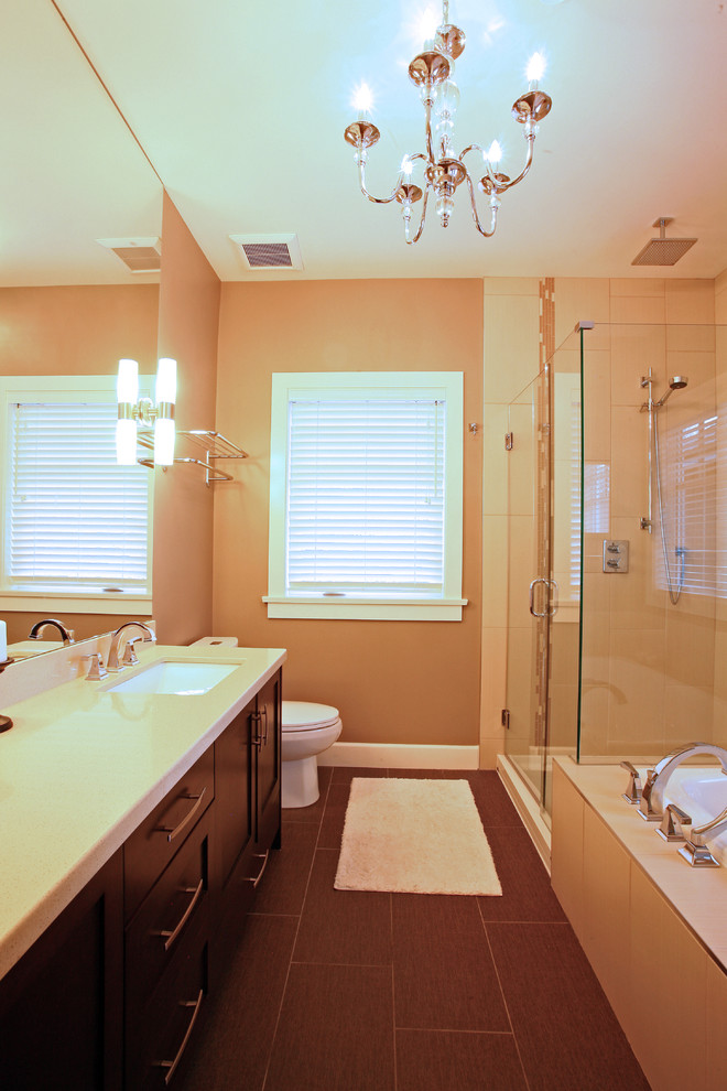 OH Custom 8 Traditional Bathroom Vancouver by Odenza Homes Ltd