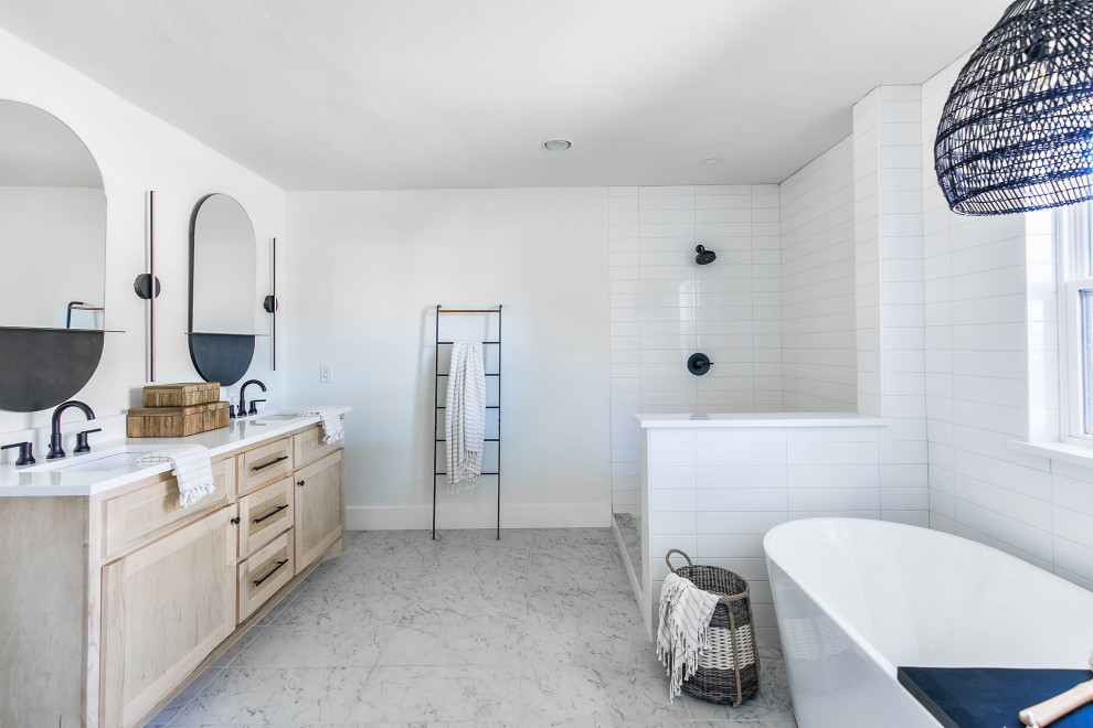 OKC Remodel Transitional Bathroom Oklahoma City by Kirby Home